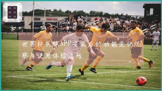 世界杯买球APP安装后的功能变化观察与使用体验总结